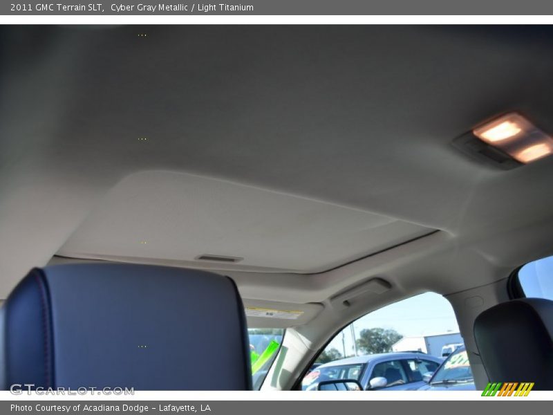 Cyber Gray Metallic / Light Titanium 2011 GMC Terrain SLT
