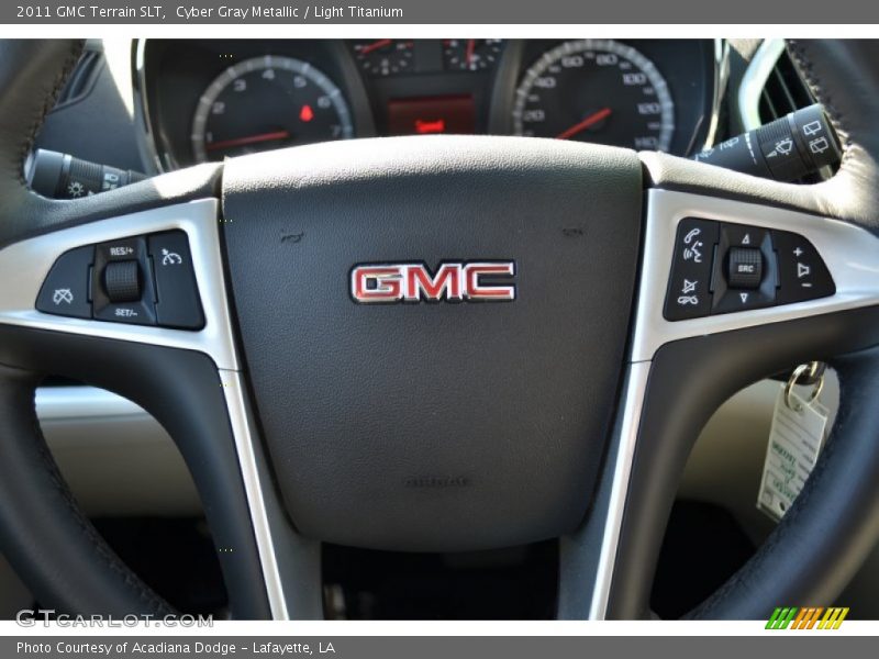 Cyber Gray Metallic / Light Titanium 2011 GMC Terrain SLT