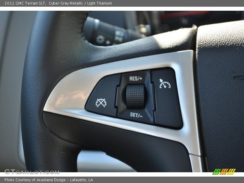 Cyber Gray Metallic / Light Titanium 2011 GMC Terrain SLT