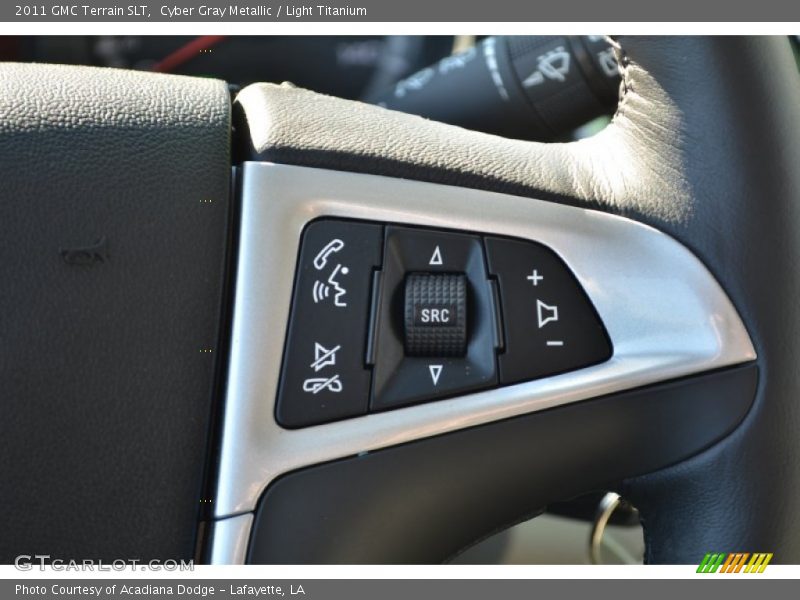 Cyber Gray Metallic / Light Titanium 2011 GMC Terrain SLT