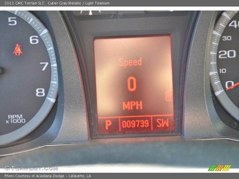 Cyber Gray Metallic / Light Titanium 2011 GMC Terrain SLT