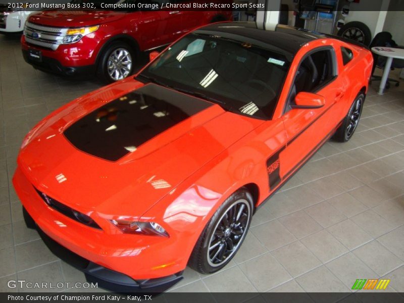  2012 Mustang Boss 302 Competition Orange