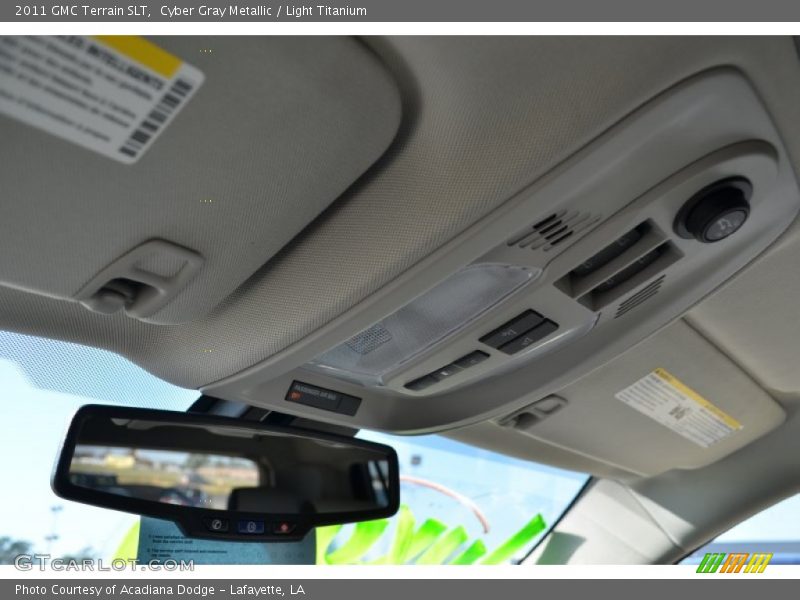 Cyber Gray Metallic / Light Titanium 2011 GMC Terrain SLT