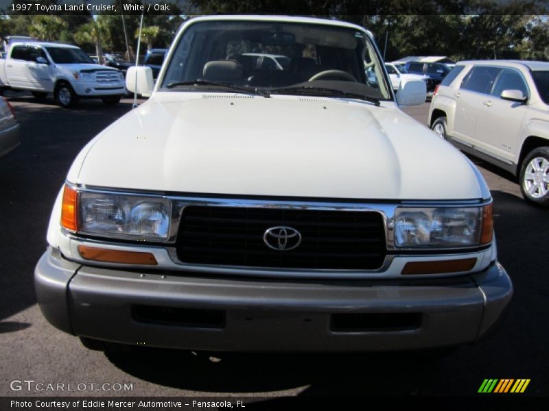 White / Oak 1997 Toyota Land Cruiser