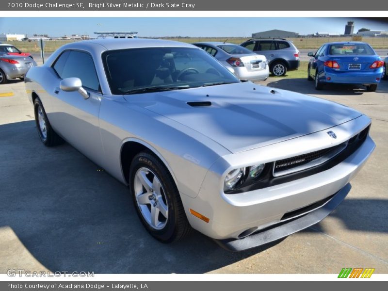 Bright Silver Metallic / Dark Slate Gray 2010 Dodge Challenger SE