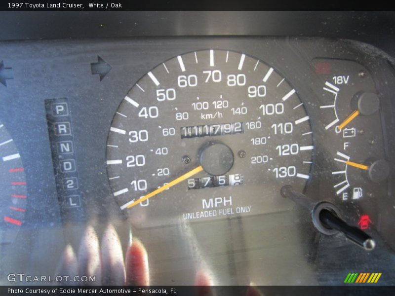 White / Oak 1997 Toyota Land Cruiser