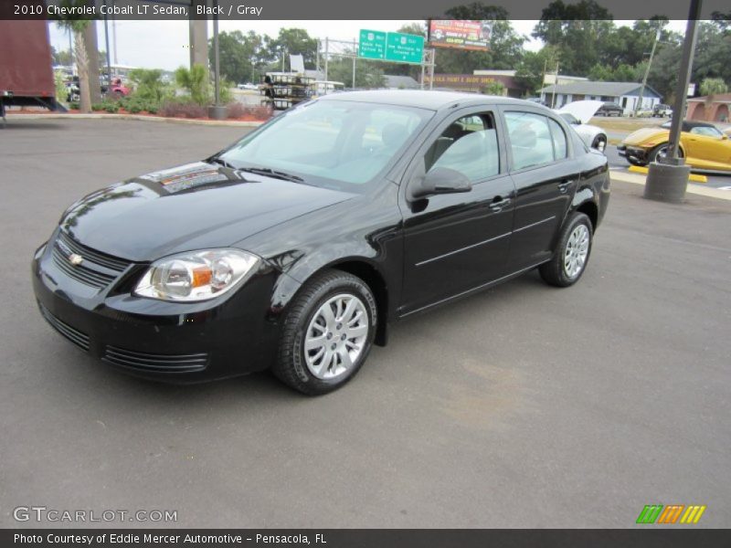 Black / Gray 2010 Chevrolet Cobalt LT Sedan