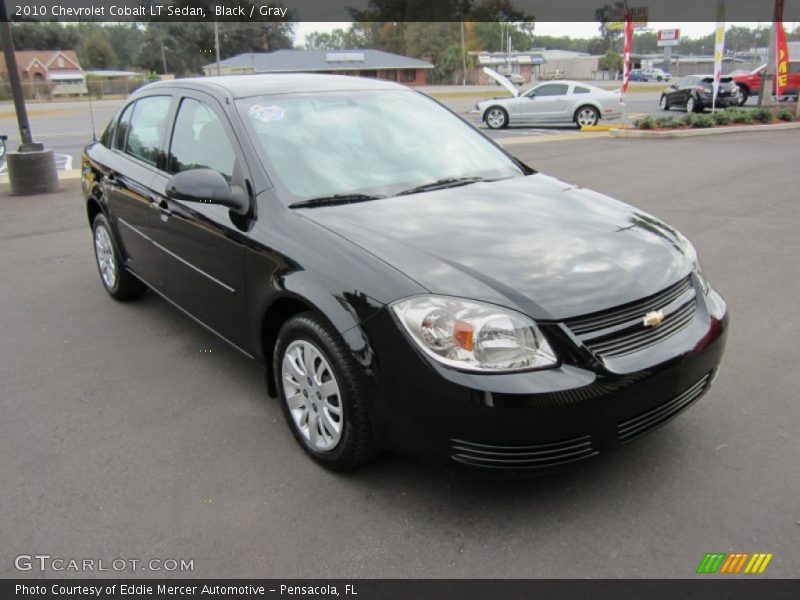 Black / Gray 2010 Chevrolet Cobalt LT Sedan