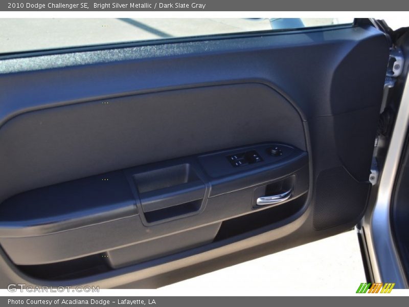 Bright Silver Metallic / Dark Slate Gray 2010 Dodge Challenger SE