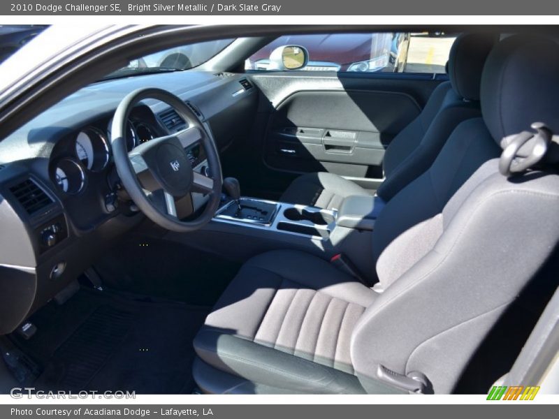 Bright Silver Metallic / Dark Slate Gray 2010 Dodge Challenger SE
