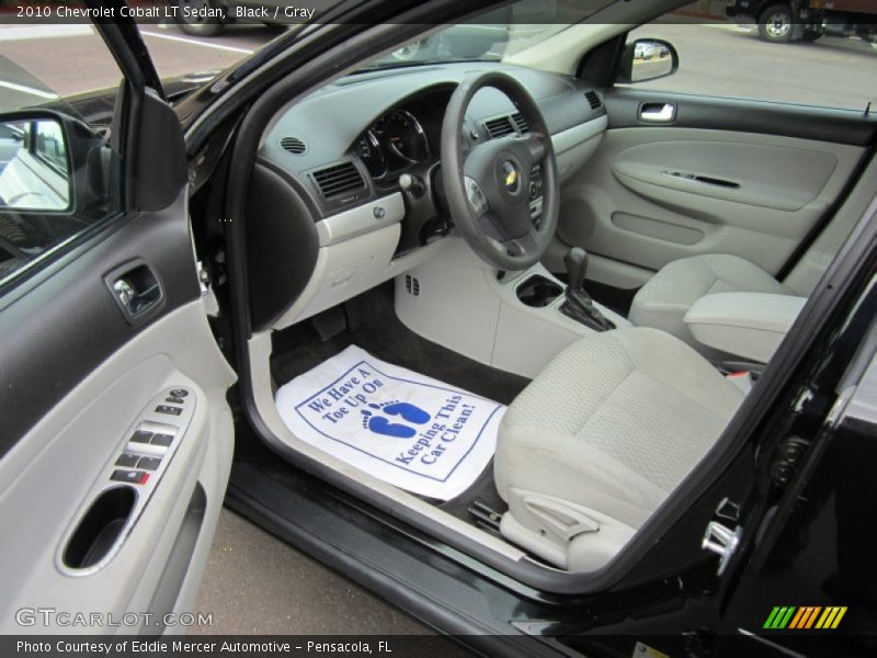 Black / Gray 2010 Chevrolet Cobalt LT Sedan