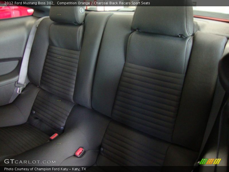 Rear seats - 2012 Ford Mustang Boss 302