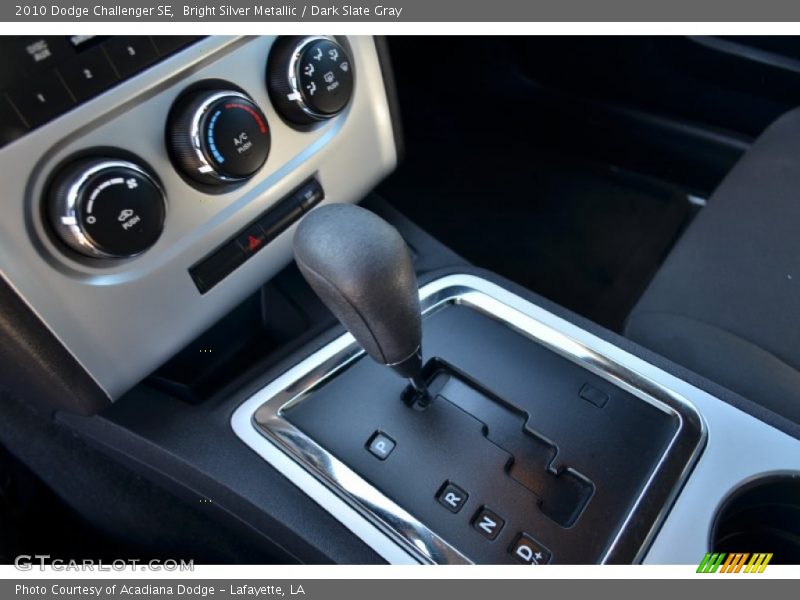 Bright Silver Metallic / Dark Slate Gray 2010 Dodge Challenger SE