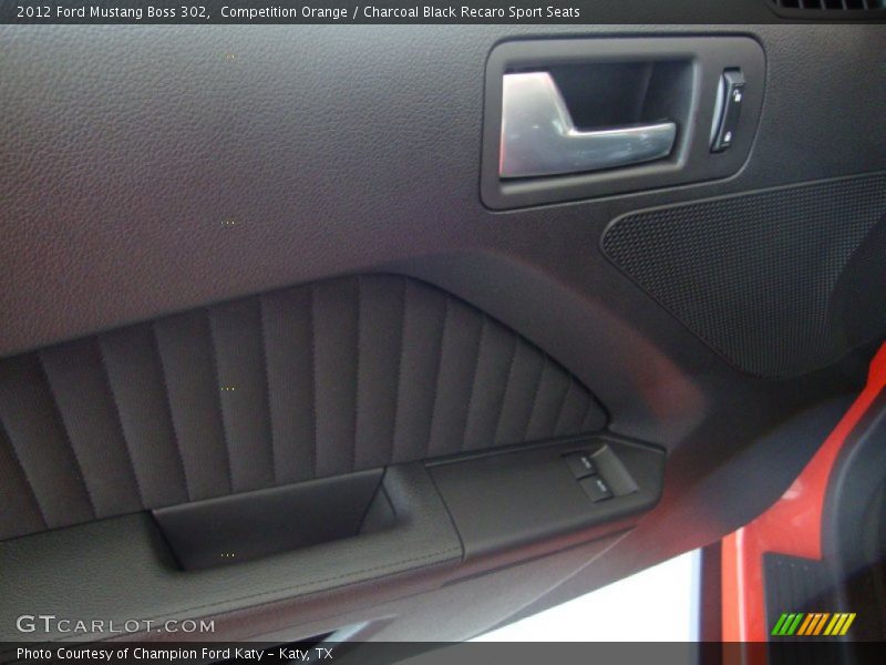 Door Panel of 2012 Mustang Boss 302