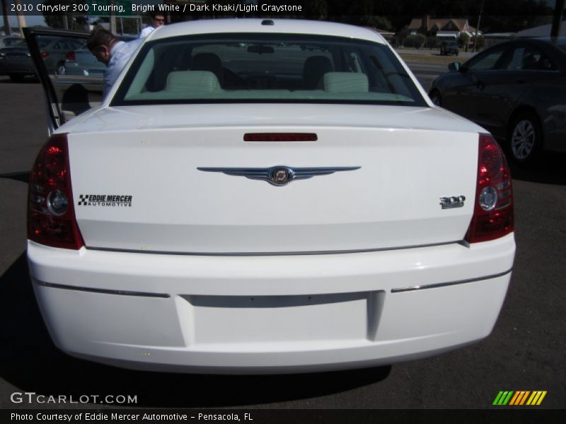 Bright White / Dark Khaki/Light Graystone 2010 Chrysler 300 Touring