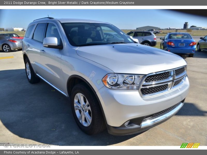 Bright Silver Metallic / Dark Graystone/Medium Graystone 2011 Dodge Durango Crew