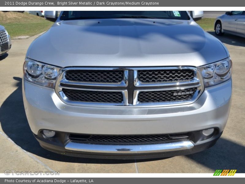 Bright Silver Metallic / Dark Graystone/Medium Graystone 2011 Dodge Durango Crew