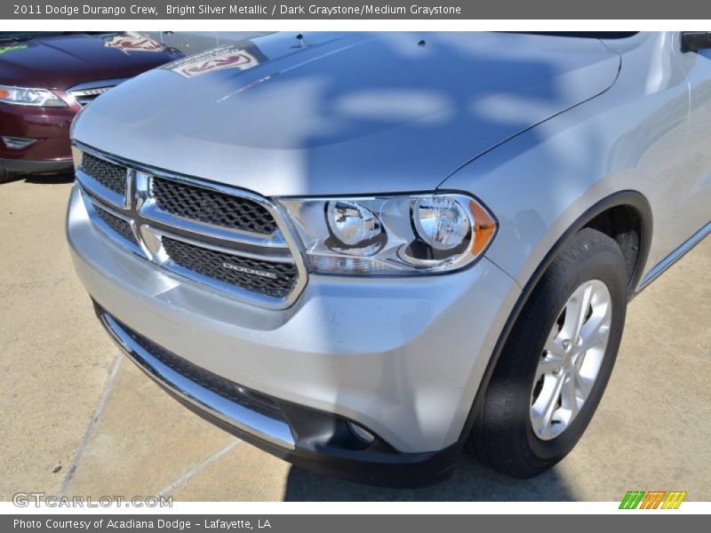 Bright Silver Metallic / Dark Graystone/Medium Graystone 2011 Dodge Durango Crew
