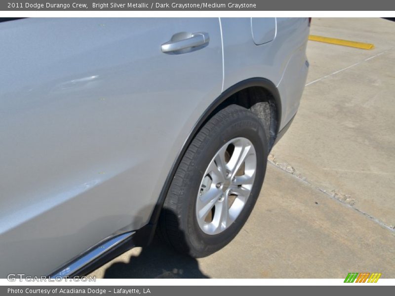 Bright Silver Metallic / Dark Graystone/Medium Graystone 2011 Dodge Durango Crew