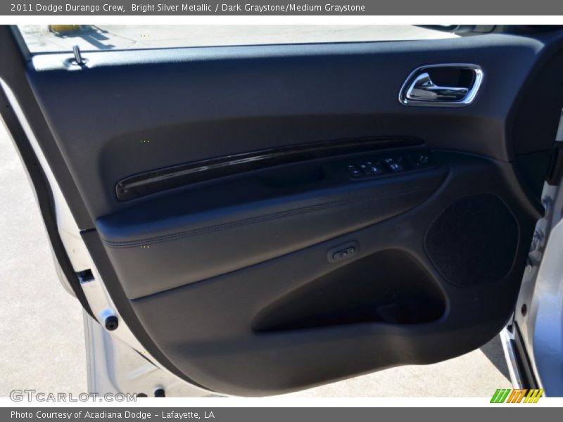 Bright Silver Metallic / Dark Graystone/Medium Graystone 2011 Dodge Durango Crew