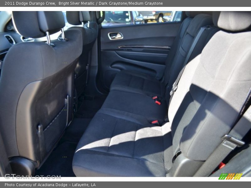 Bright Silver Metallic / Dark Graystone/Medium Graystone 2011 Dodge Durango Crew