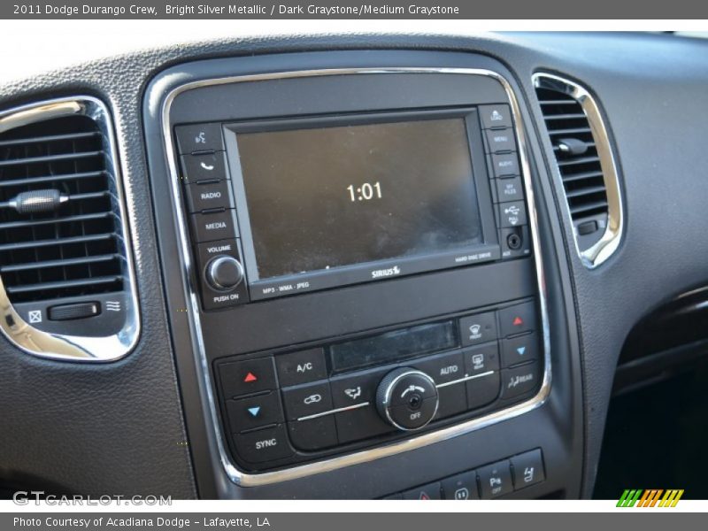 Bright Silver Metallic / Dark Graystone/Medium Graystone 2011 Dodge Durango Crew