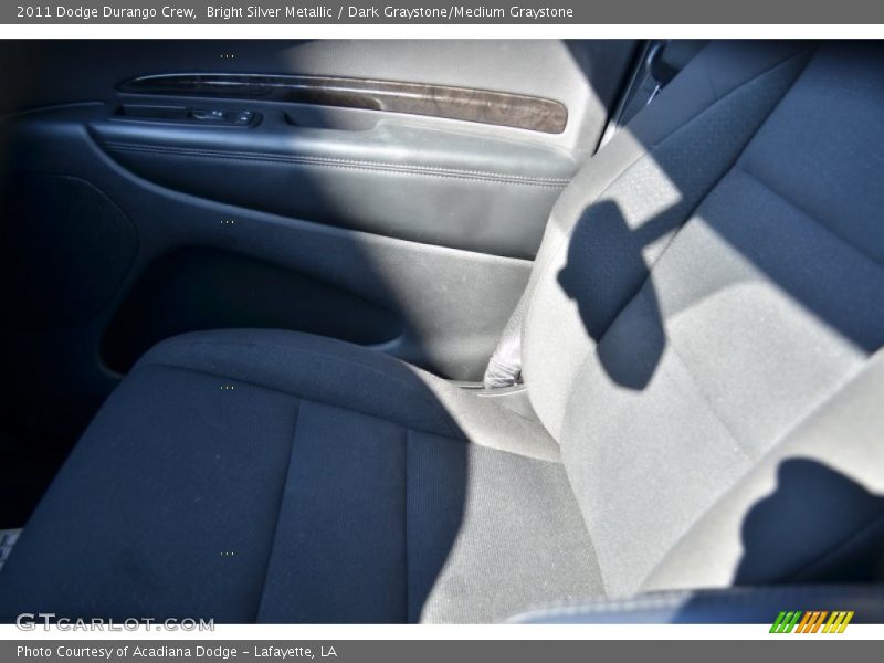 Bright Silver Metallic / Dark Graystone/Medium Graystone 2011 Dodge Durango Crew