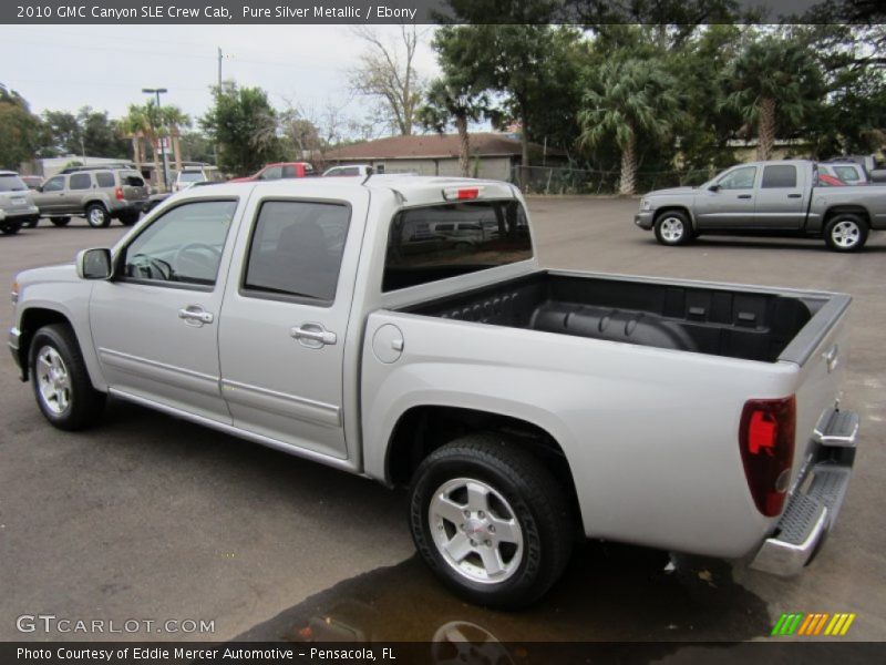 Pure Silver Metallic / Ebony 2010 GMC Canyon SLE Crew Cab