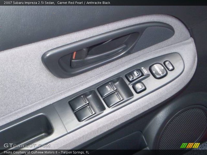 Garnet Red Pearl / Anthracite Black 2007 Subaru Impreza 2.5i Sedan