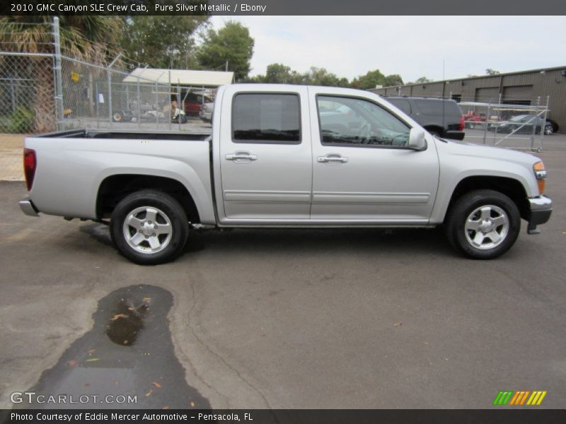 Pure Silver Metallic / Ebony 2010 GMC Canyon SLE Crew Cab