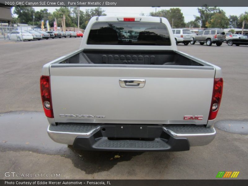 Pure Silver Metallic / Ebony 2010 GMC Canyon SLE Crew Cab