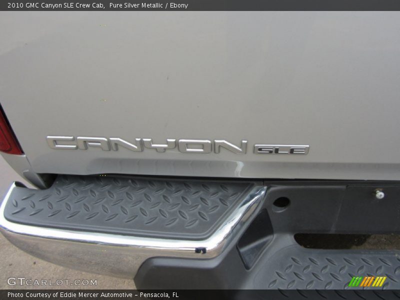 Pure Silver Metallic / Ebony 2010 GMC Canyon SLE Crew Cab