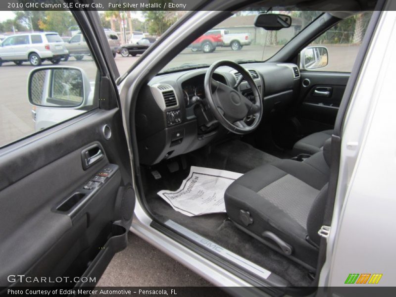  2010 Canyon SLE Crew Cab Ebony Interior