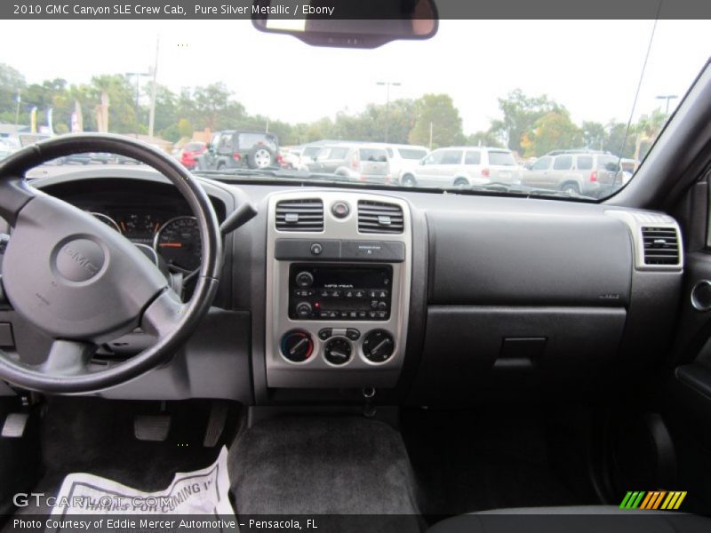 Pure Silver Metallic / Ebony 2010 GMC Canyon SLE Crew Cab