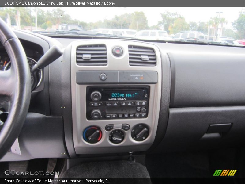 Pure Silver Metallic / Ebony 2010 GMC Canyon SLE Crew Cab