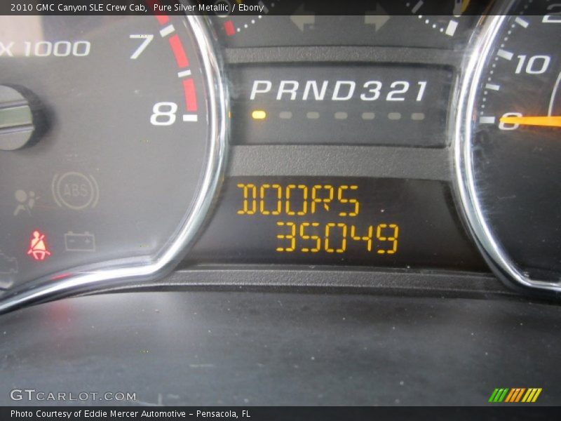 Pure Silver Metallic / Ebony 2010 GMC Canyon SLE Crew Cab