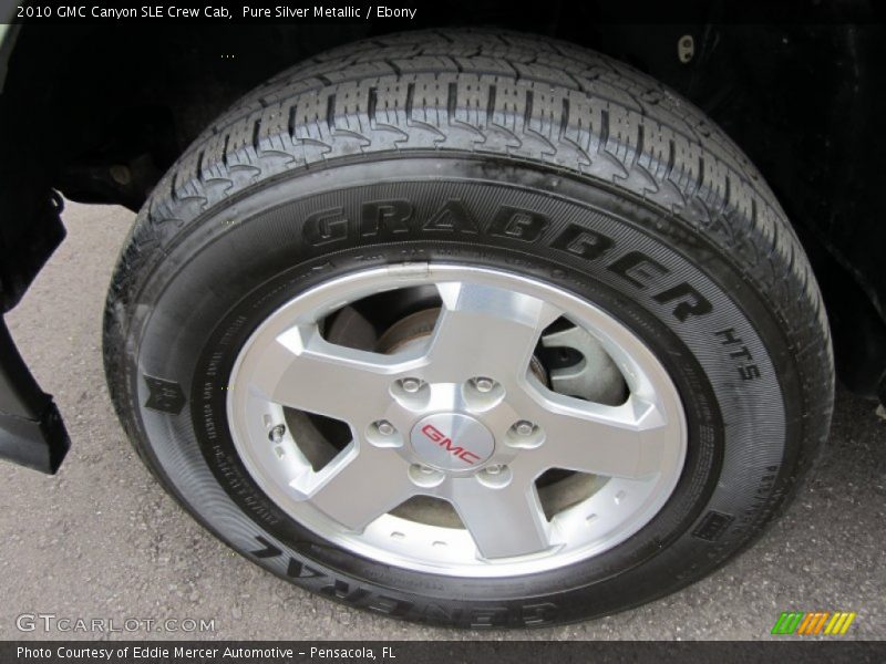 Pure Silver Metallic / Ebony 2010 GMC Canyon SLE Crew Cab