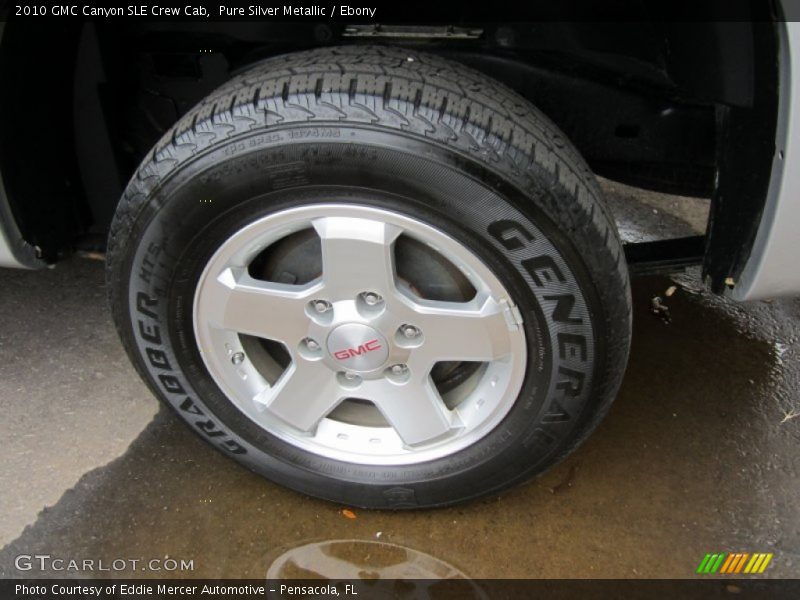 Pure Silver Metallic / Ebony 2010 GMC Canyon SLE Crew Cab