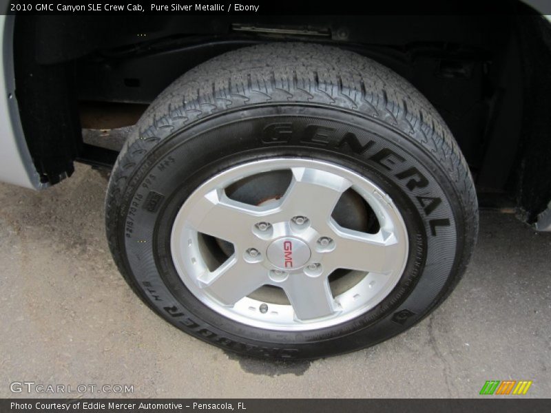 Pure Silver Metallic / Ebony 2010 GMC Canyon SLE Crew Cab