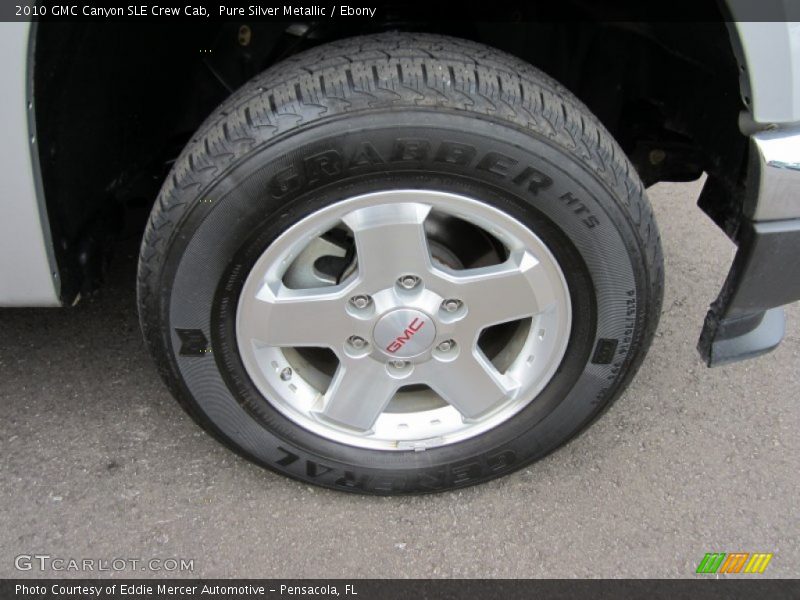 Pure Silver Metallic / Ebony 2010 GMC Canyon SLE Crew Cab