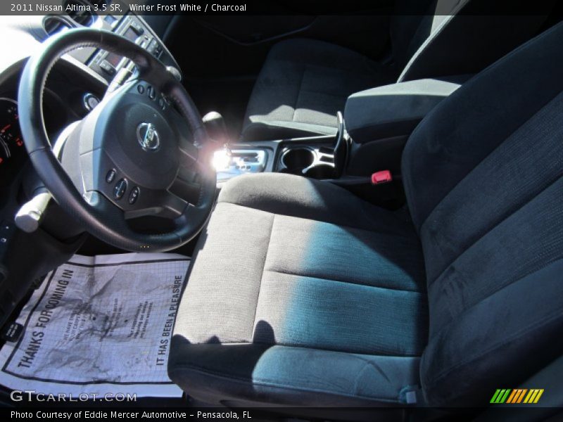 Winter Frost White / Charcoal 2011 Nissan Altima 3.5 SR