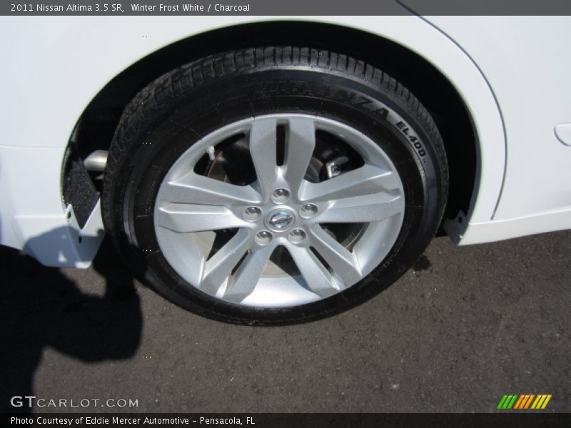 Winter Frost White / Charcoal 2011 Nissan Altima 3.5 SR