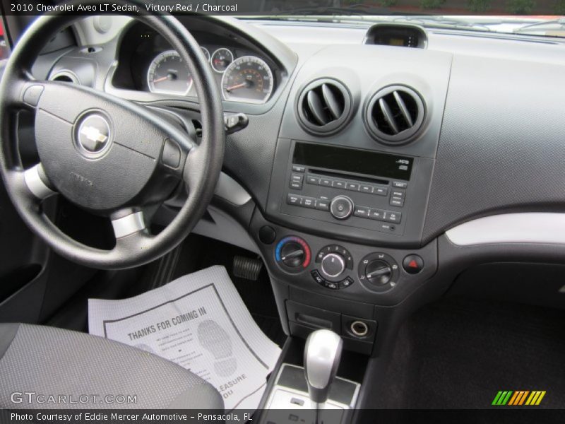 Victory Red / Charcoal 2010 Chevrolet Aveo LT Sedan