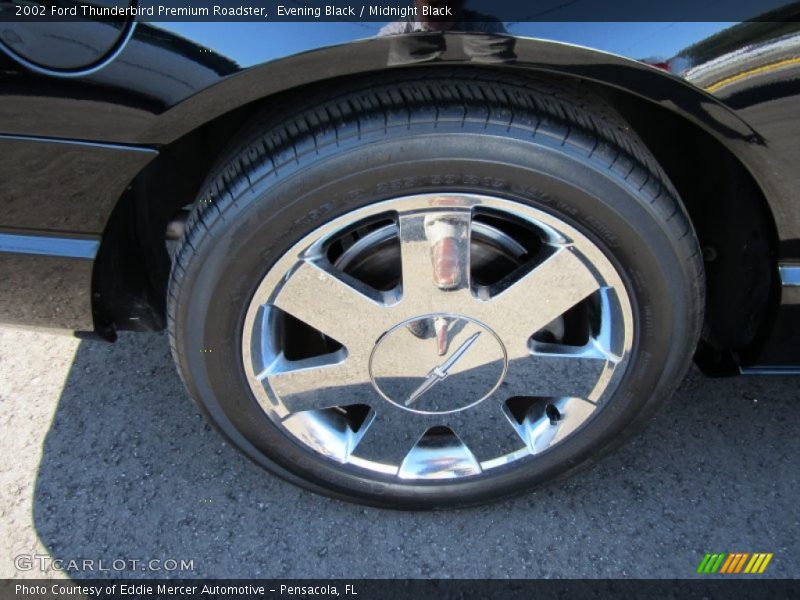 Evening Black / Midnight Black 2002 Ford Thunderbird Premium Roadster
