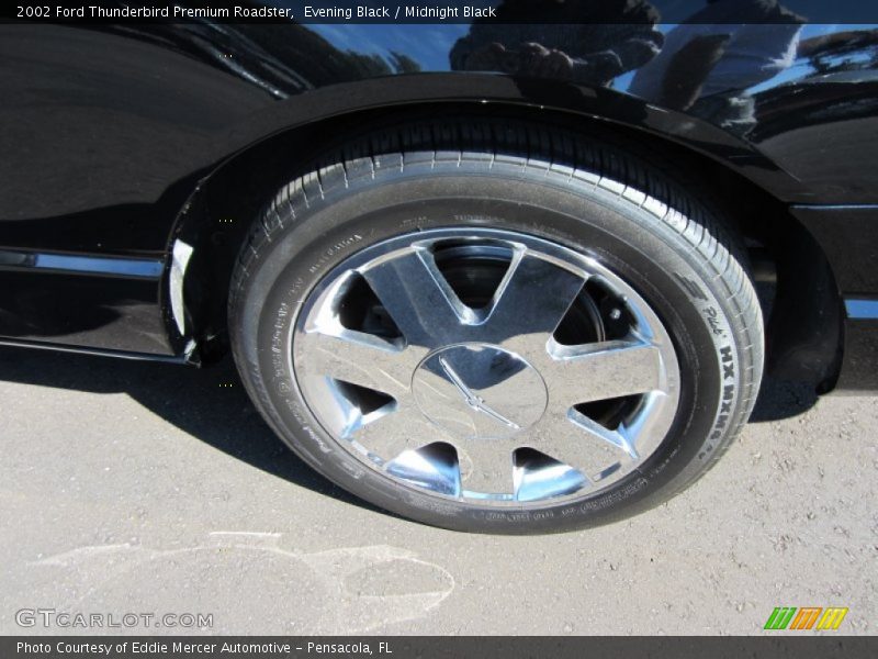 Evening Black / Midnight Black 2002 Ford Thunderbird Premium Roadster