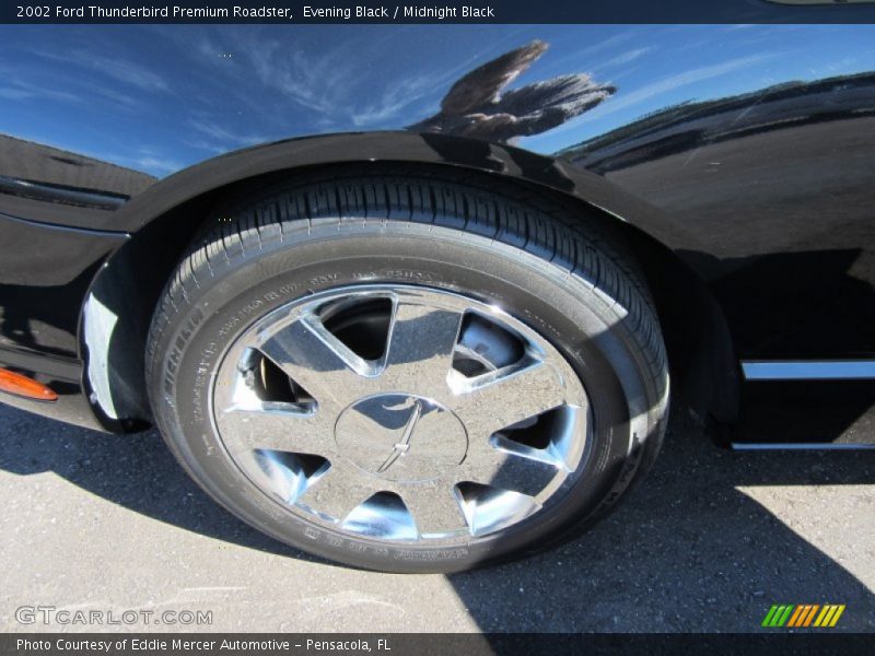 Evening Black / Midnight Black 2002 Ford Thunderbird Premium Roadster