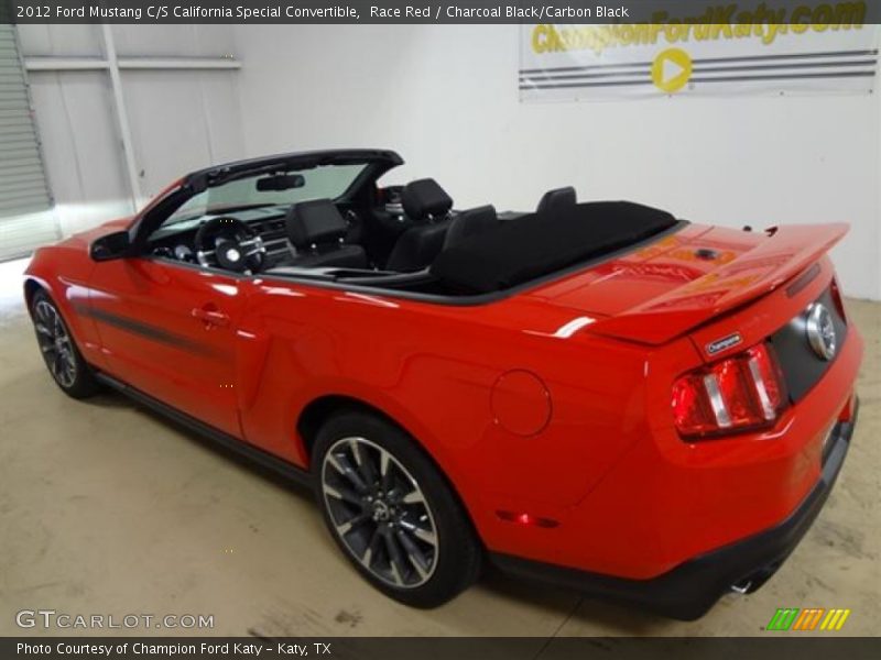 Race Red / Charcoal Black/Carbon Black 2012 Ford Mustang C/S California Special Convertible