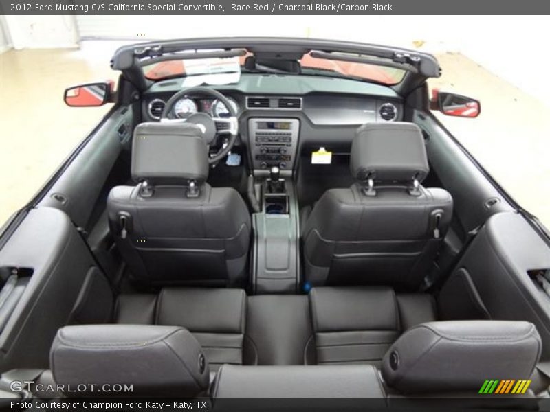  2012 Mustang C/S California Special Convertible Charcoal Black/Carbon Black Interior