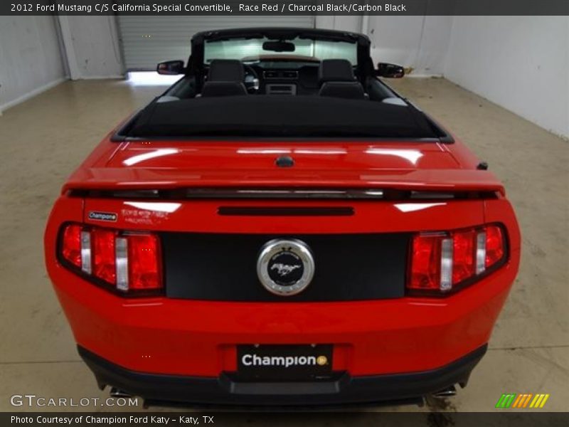 Race Red / Charcoal Black/Carbon Black 2012 Ford Mustang C/S California Special Convertible