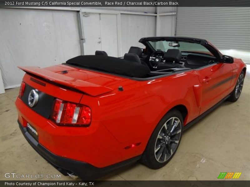 Race Red / Charcoal Black/Carbon Black 2012 Ford Mustang C/S California Special Convertible